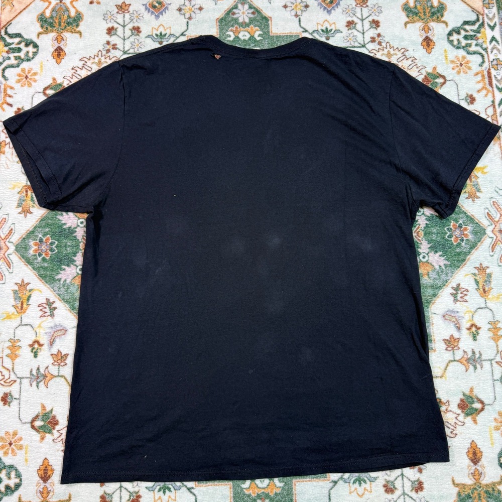 Poison‎ Rock and Roll Band T-Shirt Skull Roses Graphic XL Black - Picture 2 of 7